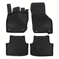 CAR RUBBER FLOOR MATS BLACK ŠKODA OCTAVIA IV eTSI (2020-...) NO.77 FROGUM