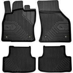 ALFOMBRILLAS DE GOMA PARA COCHE NEGRAS SKODA KAMIQ (2019-...) N.º 77 FROGUM
