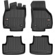 Car rubber floor mats black VW GOLF 8 (2020-...) 3D FROGUM