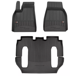 Car rubber mats TESLA MODEL X (6 seats)(2015-...) 3D FROGUM