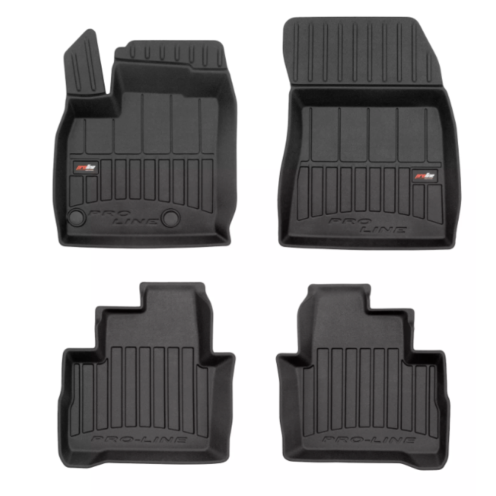Car rubber mats NISSAN QASHQAI III (2021-...) 3D FROGUM