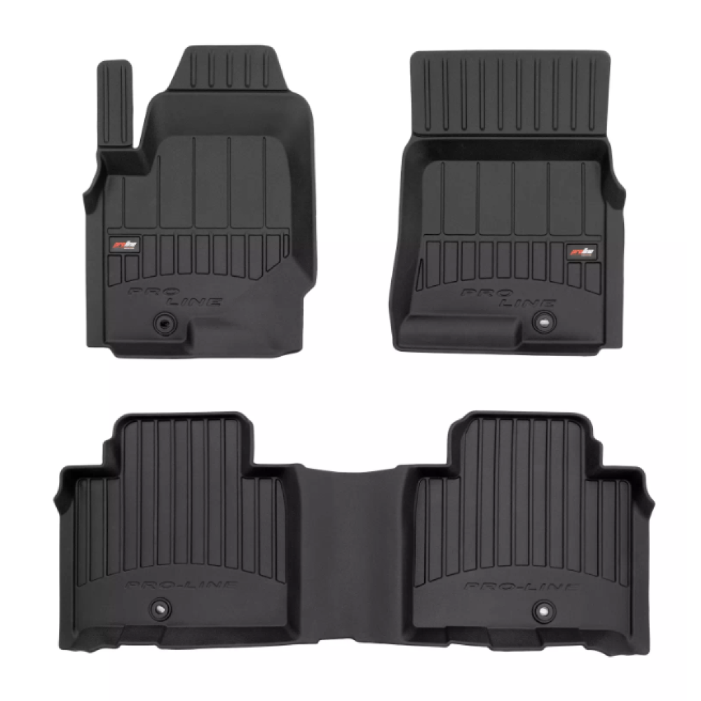 Car rubber mats SSANGYONG REXTON (2017-...) 3D FROGUM