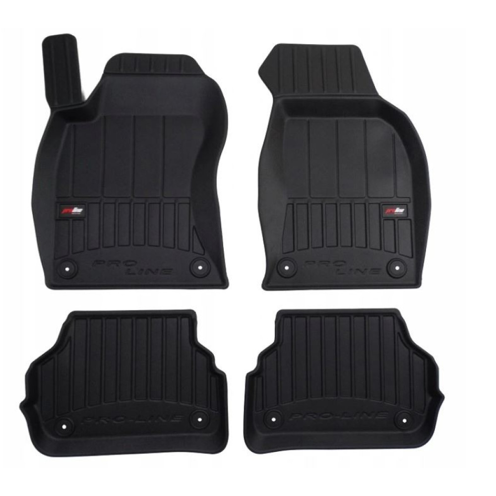 Car rubber floor mats black AUDI A6 (C5) (2000-2006) 3D FROGUM