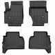 CAR RUBBER FLOOR MATS BLACK VW AMAROK (2009-... ) 3D FROGUM