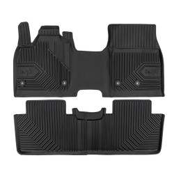 CAR RUBBER FLOOR MATS BLACK NISSAN ARIYA (2022-...) NO.77 FROGUM