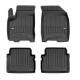 Car rubber floor mats black CHEVROLET AVEO (2003-2011) 3D FROGUM