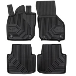 CAR RUBBER FLOOR MATS BLACK ŠKODA SUPERB IV/VW PASSAT B9 Variant (2024-...) NO.77 FROGUM