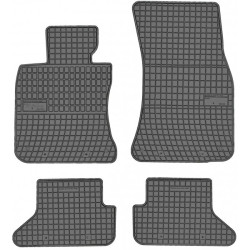 Car rubber floor mats black BMW 6 Cabrio E64 (2004-2010) NEGRO