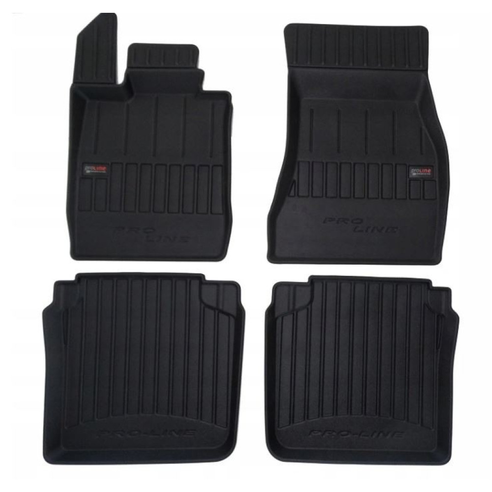 Car rubber floor mats black BMW 7 G12 LONG (2015-...) 3D FROGUM 