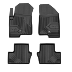 CAR RUBBER FLOOR MATS BLACK DODGE CALIBER (2006-2011) NO.77 FROGUM