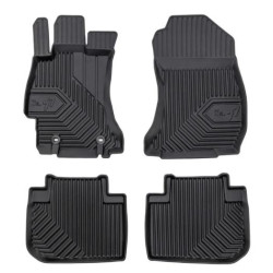 CAR RUBBER FLOOR MATS BLACK SUBARU FORESTER (2013-2018) NO.77 FROGUM