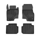 CAR RUBBER FLOOR MATS BLACK SMART FORFOUR (2004-2006) NO.77 FROGUM