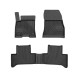 CAR RUBBER FLOOR MATS BLACK MB EQA (2021-...) NO.77 FROGUM