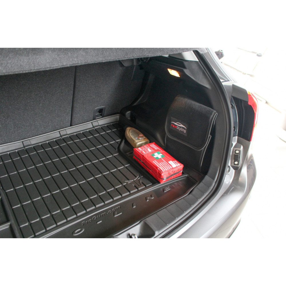 Car rubber trunk mat RENAULT CAPTUR II upper floor  (2019-...) FROGUM