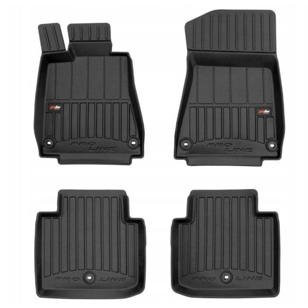 CAR RUBBER FLOOR MATS BLACK LEXUS GS (2005-2011) 3D FROGUM