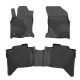 CAR RUBBER FLOOR MATS BLACK TOYOTA HILUX (2015-...) NO.77 FROGUM