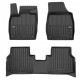 CAR RUBBER FLOOR MATS BLACK SKODA ENYAQ (2021-... ) 3D FROGUM