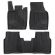 CAR RUBBER FLOOR MATS BLACK VW ID.7 (2024-...) NO.77 FROGUM