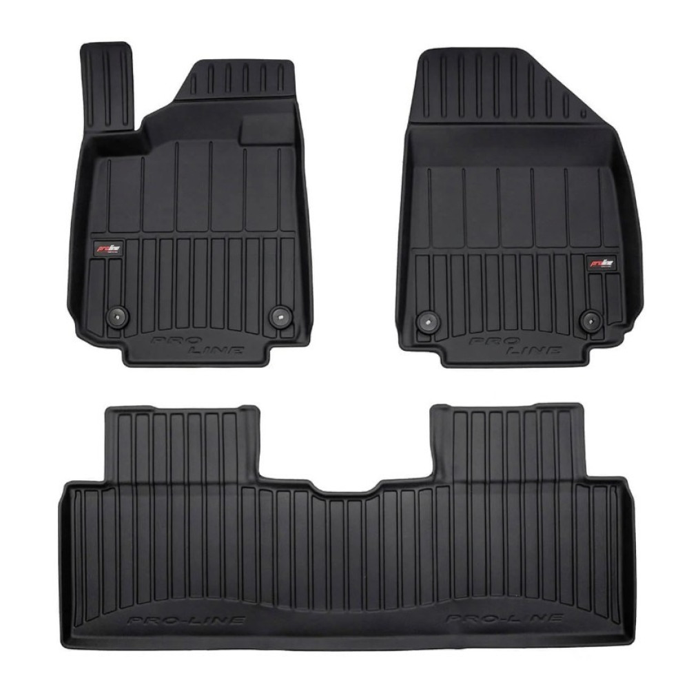 Car floor mats black HYUNDAI IONIQ 6 (2022-...) 3D FROGUM