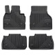 CAR RUBBER FLOOR MATS BLACK BMW iX (2021-...) NO.77 FROGUM