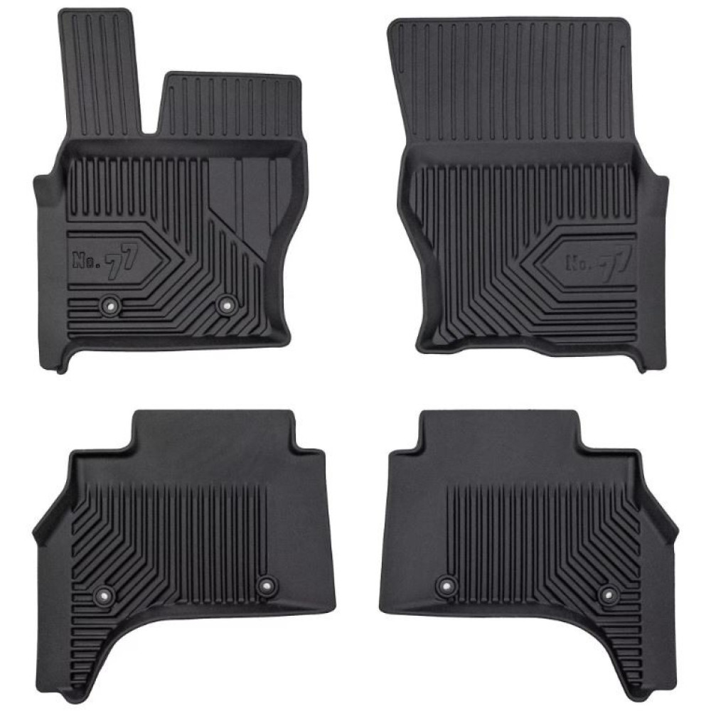 CAR RUBBER FLOOR MATS BLACK LAND ROVER RANGE ROVER SPORT (2013-2022) NO.77 FROGUM