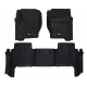 Car rubber floor mats black LAND ROVER RANGER ROVER SPORT I (2005-2013) 3D FROGUM
