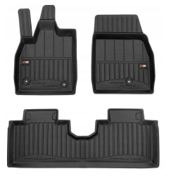CAR RUBBER FLOOR MATS BLACK FORD MUSTANG MACH-E (2021-...) 3D FROGUM