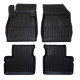 Car rubber floor mats black NISSAN MICRA (2010-2016) 3D FROGUM