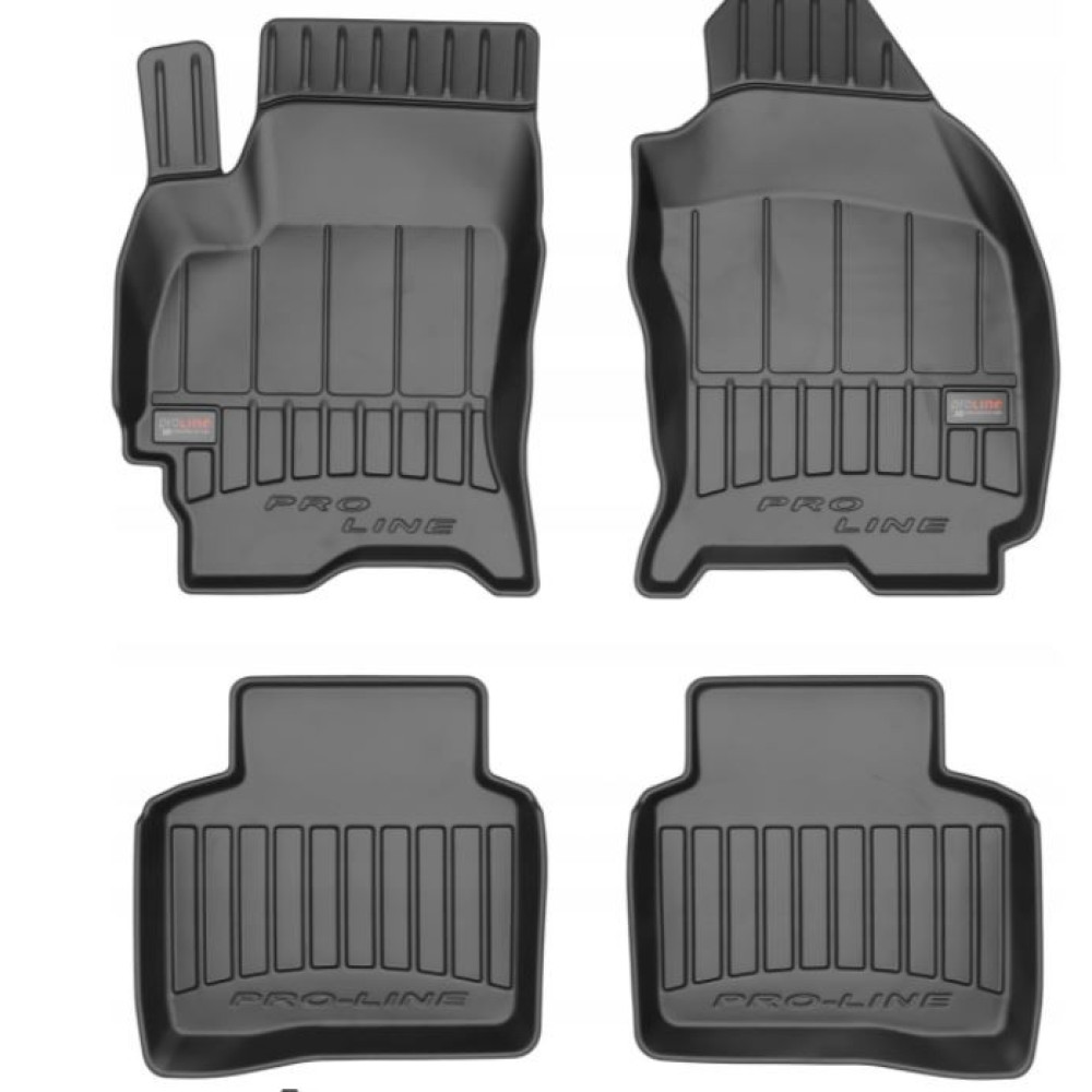 Car rubber floor mats black FORD MONDEO III (2000-2007) 3D FROGUM