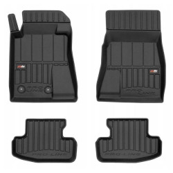 CAR RUBBER FLOOR MATS BLACK FORD MUSTANG (2014-... ) 3D FROGUM