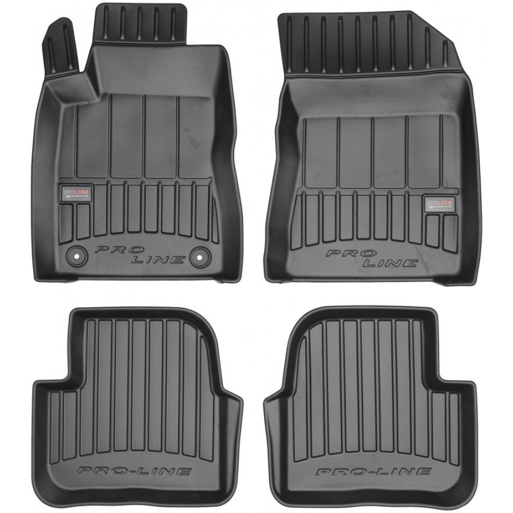 Car rubber floor mats black MB CLS W219 (2004-2011) 3D FROGUM