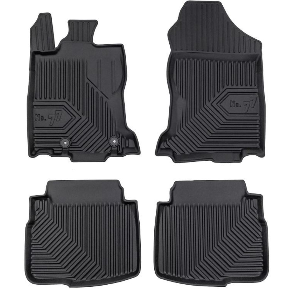 CAR RUBBER FLOOR MATS BLACK SUBARU OUTBACK (2020-...) NO.77 FROGUM