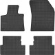 Car rubber floor mats black PEUGEOT 3008 II (2017-...) NEGRO