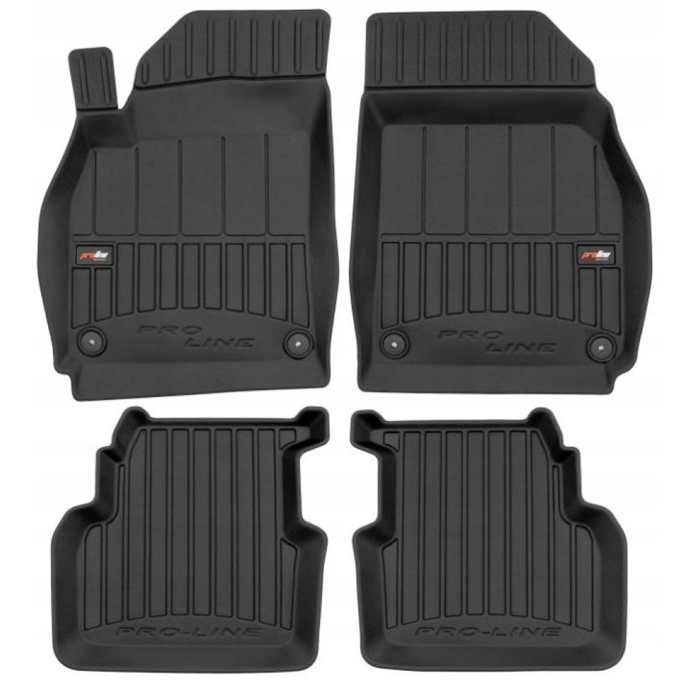 Car rubber floor mats black SAAB 9-3 (2002-2014) 3D FROGUM