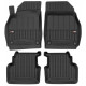 Car rubber floor mats black SAAB 9-3 (2002-2014) 3D FROGUM