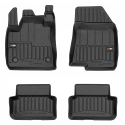 CAR RUBBER FLOOR MATS BLACK DACIA SANDERO III (2021-....) 3D FROGUM