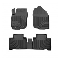 ALFOMBRILLAS DE GOMA PARA COCHE TOYOTA RAV4 Híbrido (2015-2018) NEGRAS N.º 77 FROGUM