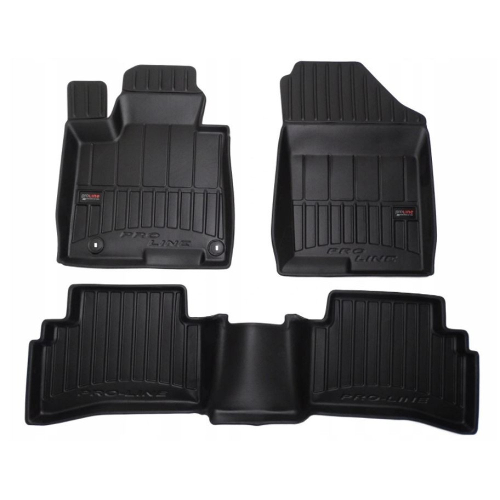 Car rubber floor mats black HYUNDAI TUCSON IV (2021-...) 3D FROGUM