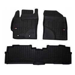 Car rubber floor mats black TOYOTA VERSO (2009-2018) 3D FROGUM