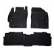 Car rubber floor mats black TOYOTA VERSO (2009-2018) 3D FROGUM