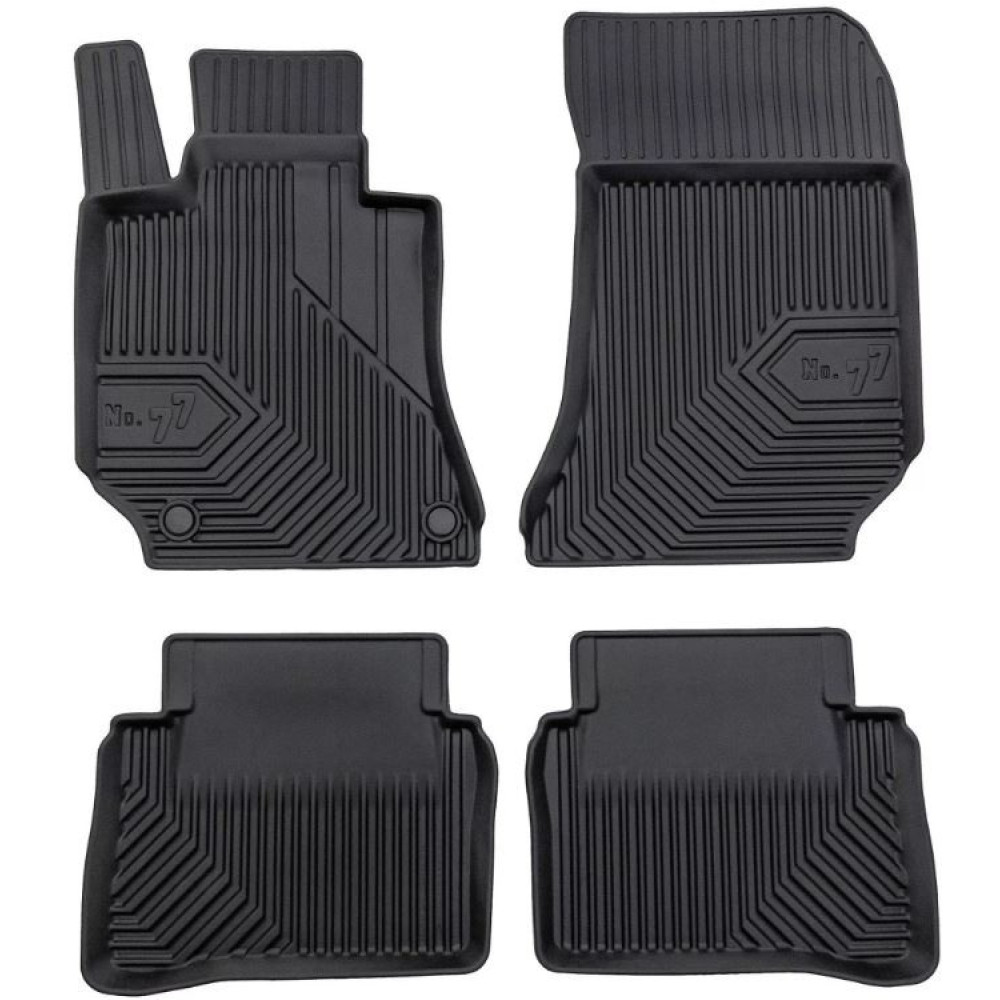CAR RUBBER FLOOR MATS BLACK MB E-Class W212 (2009-2016) NO.77 FROGUM