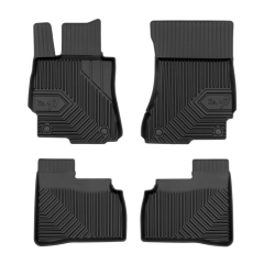CAR RUBBER FLOOR MATS BLACK MB S-class W221 (2005-2013) NO.77 FROGUM