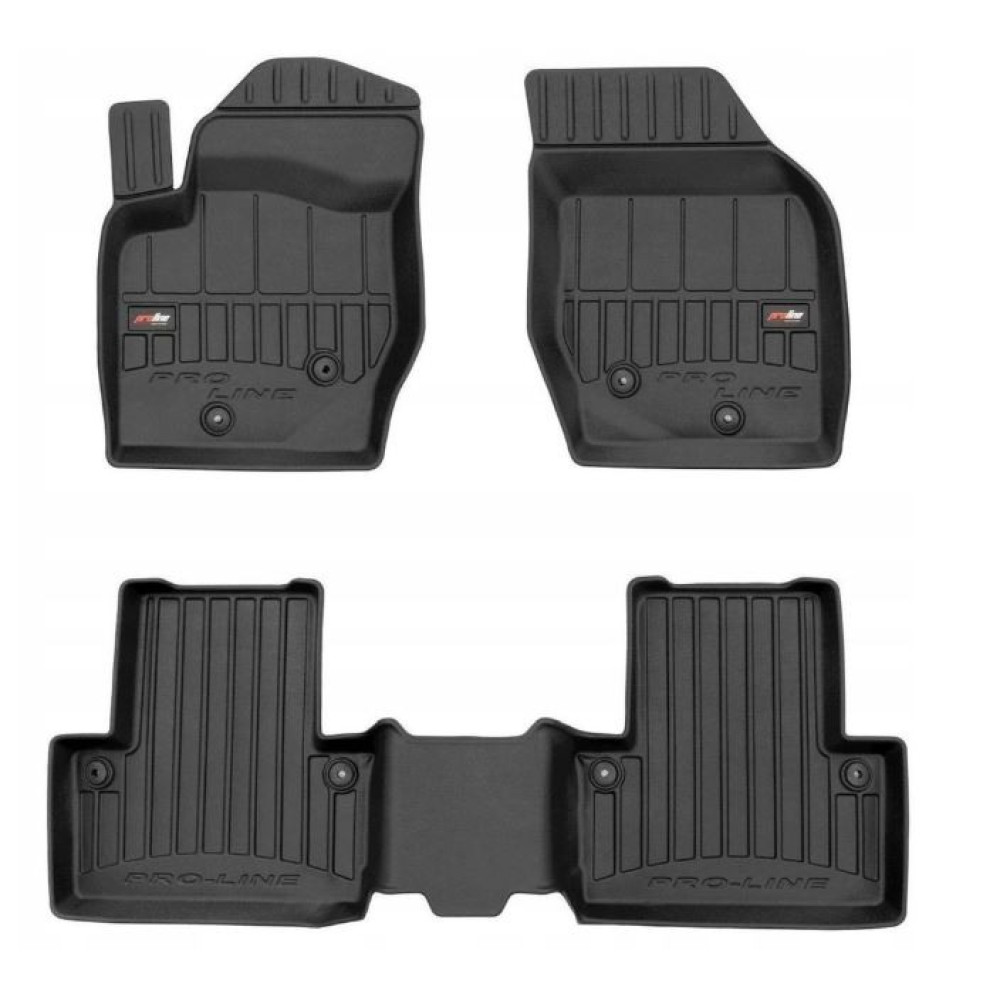 ALFOMBRILLAS DE GOMA NEGRAS PARA VOLVO XC90 (2002-2014) 3D FROGUM