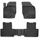 Car rubber floor mats black VOLVO XC90 (2002-2014) No.77 FROGUM 