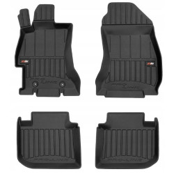 CAR RUBBER FLOOR MATS BLACK SUBARU XV (2011-2017) 3D FROGUM