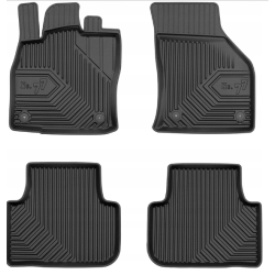 CAR RUBBER FLOOR MATS BLACK VOLKSWAGEN GOLF SPORTSVAN (2014-...) NO.77 FROGUM