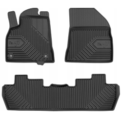 CAR RUBBER FLOOR MATS BLACK PEUGEOT 5008 I (2009-2017) NO.77 FROGUM