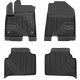 CAR RUBBER FLOOR MATS BLACK KIA E-NIRO (2018-...) NO.77 FROGUM