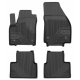 CAR RUBBER FLOOR MATS BLACK OPEL MERIVA B (2010-2017) NO.77 FROGUM