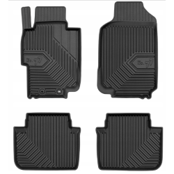 CAR RUBBER FLOOR MATS BLACK HONDA ACCORD VII (2002-2008) NO.77 FROGUM